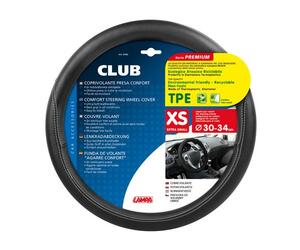 Lampa - Κάλυμμα Τιμονιού Αυτοκινήτου Club 30-34cm υλικό Ultra Soft Skeentex Άοσμο Αεριζόμενες Αγωνιστικές Λαβές Κόκκινο για Επιβατικά Αυτοκίνητα - 1 τεμ. (L3298.2)