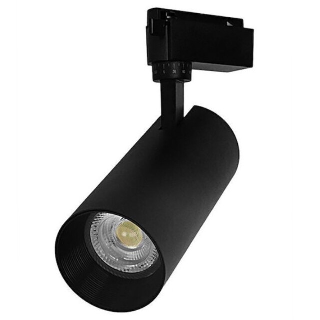 ΦΩΤΙΣΤΙΚΟ LED ΣΠΟΤ ΡΑΓΑΣ MΑΥΡΟ 30W 4000Κ  AD-06912