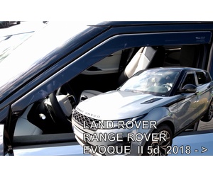 ΑΝΕΜΟΘΡΑΥΣΤΕΣ ΓΙΑ LAND ROVER RANGE ROVER EVOQUE 5D 2018+ ΣΕΤ ΑΥΤΟΚΙΝΗΤΟΥ ΑΠΟ ΕΥΚΑΜΠΤΟ ΦΙΜΕ ΠΛΑΣΤΙΚΟ HEKO - 4 ΤΕΜ.