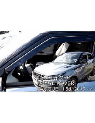 ΑΝΕΜΟΘΡΑΥΣΤΕΣ ΓΙΑ LAND ROVER RANGE ROVER EVOQUE 5D 2018+ ΣΕΤ ΑΥΤΟΚΙΝΗΤΟΥ ΑΠΟ ΕΥΚΑΜΠΤΟ ΦΙΜΕ ΠΛΑΣΤΙΚΟ HEKO - 4 ΤΕΜ.