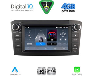 DIGITAL IQ BLG 425BL_CPA (7″ DECK) MULTIMEDIA OEM for TOYOTA AVENSIS (T25) mod. 2003-2009 (BLACK)